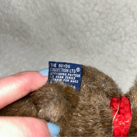 Boyd's Bears & Friends  Myles Vonhinden Moose plush 8" brown with tags vintage - Picture 10 of 11